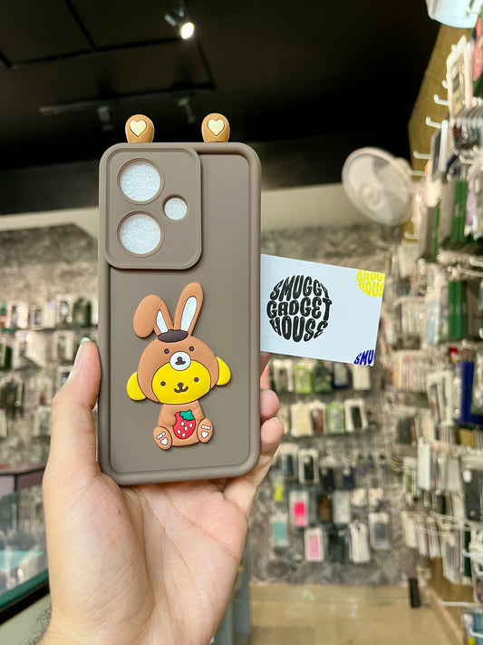 Cute Rabbit Limited Edition Case for OnePlus (Brown)