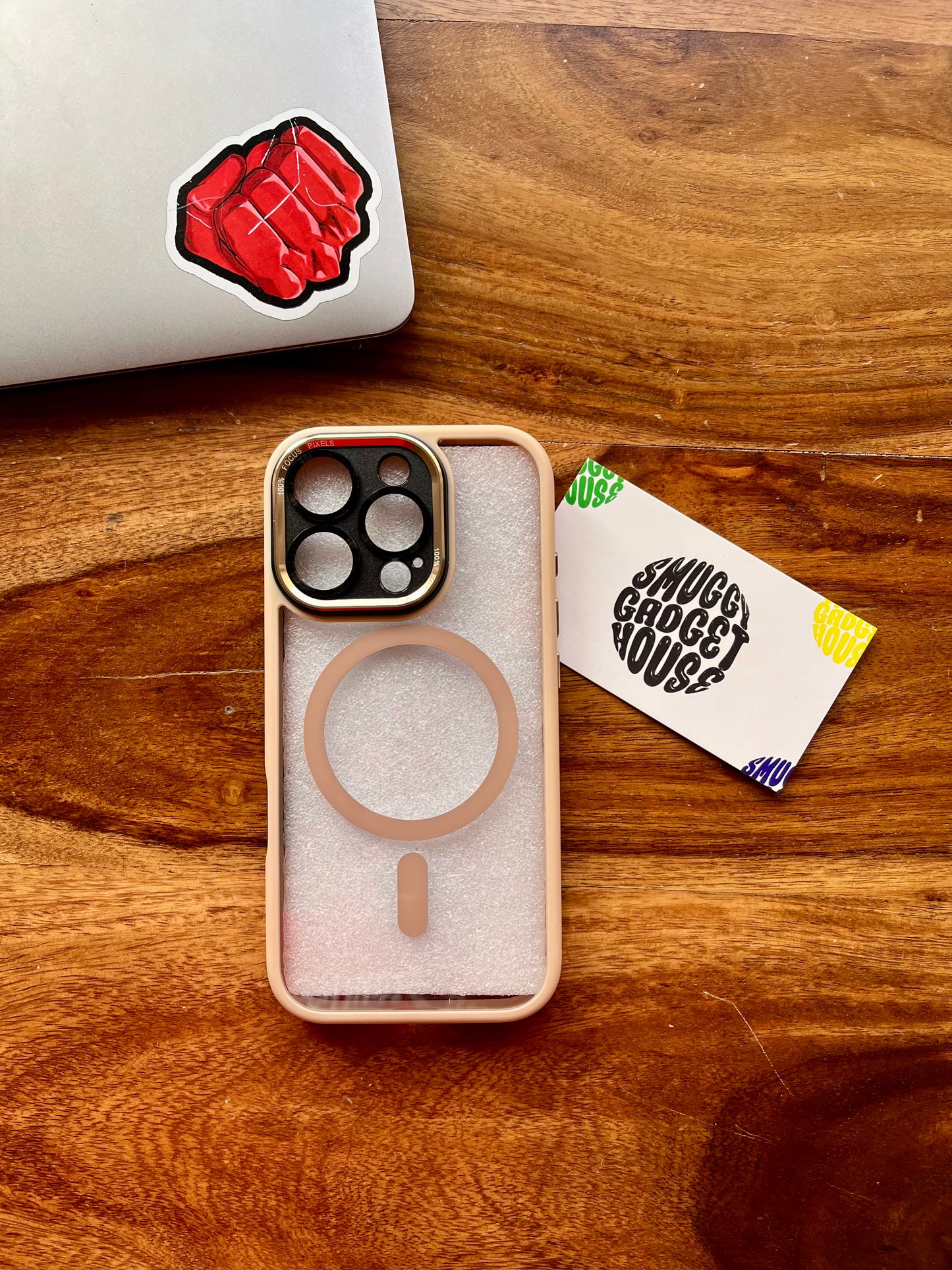 Non Yellow Magsafe Case for Iphone (Camera Protection)