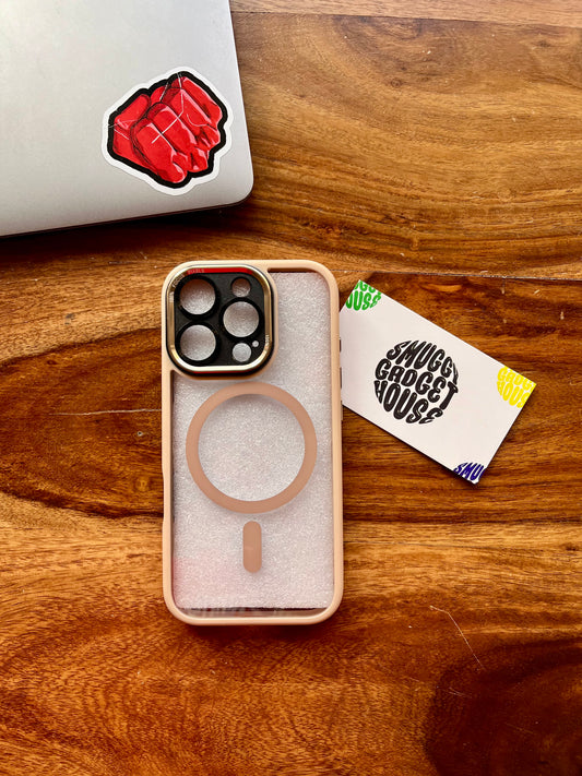 Non Yellow Magsafe Case for Iphone (Camera Protection)