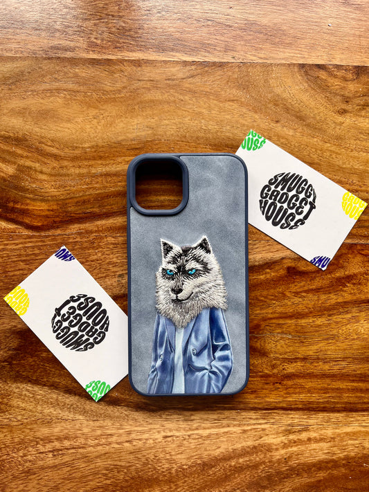 Winter Wolf Limited Edition Embroidery Case for Iphone