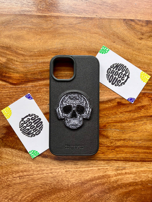 DJ Skull Limited Edition Embroidery Case for Iphone