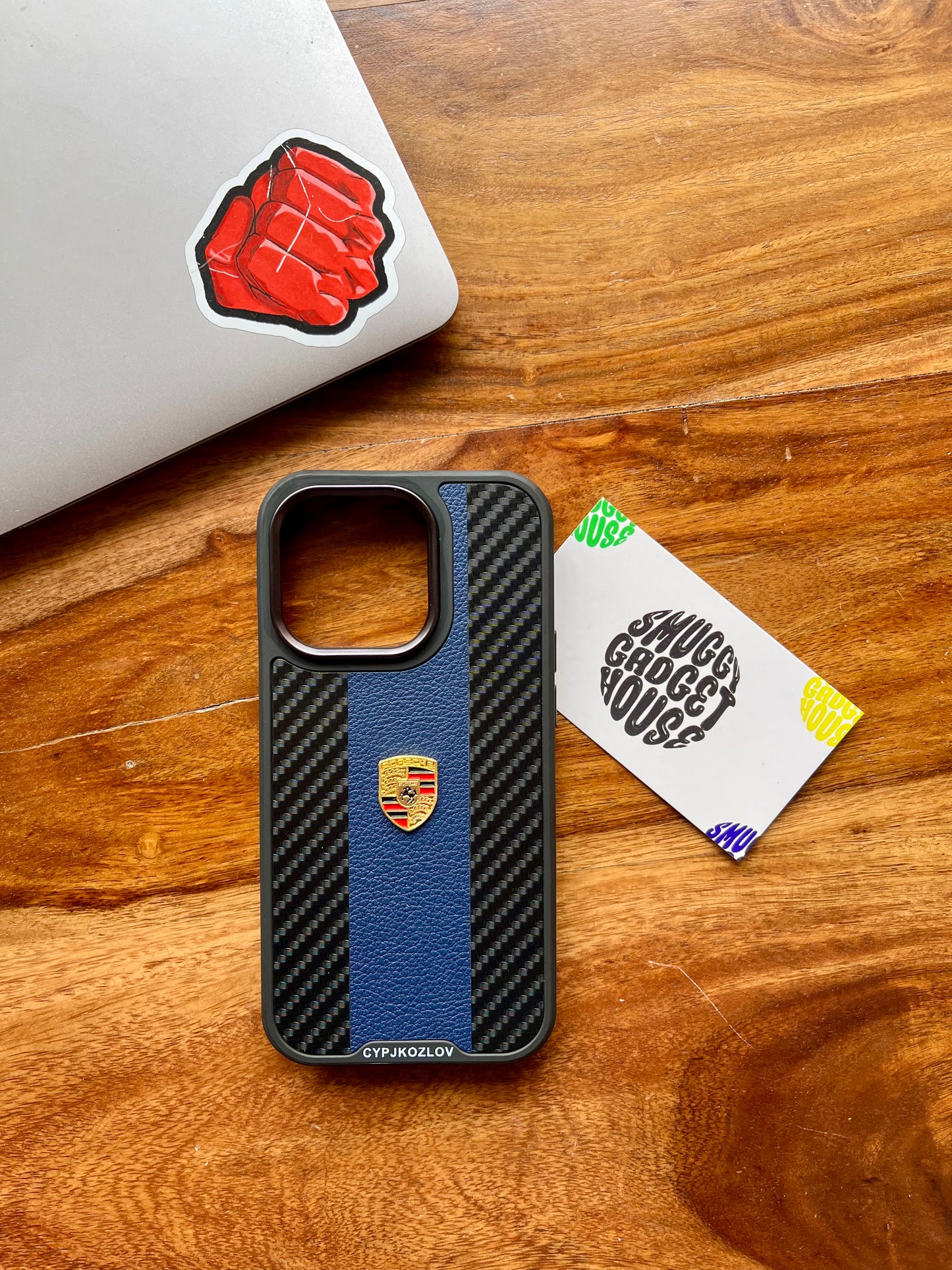 Porsche Leather Textured Case for Iphone (Cars)