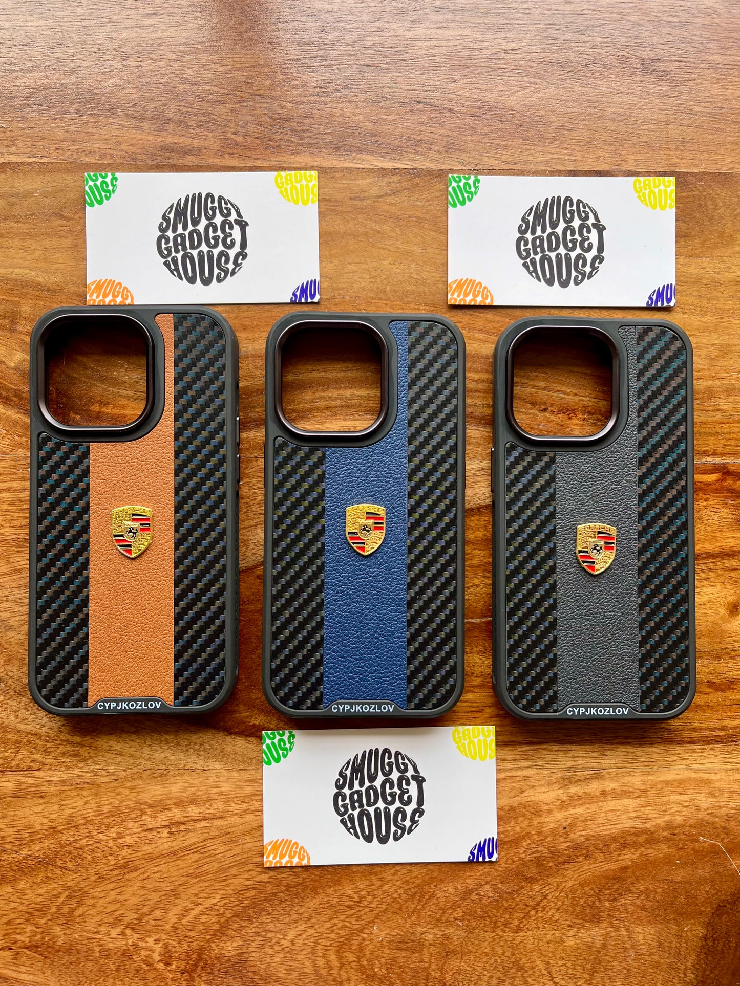 Porsche Leather Textured Case for Iphone (Cars)